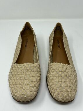Comfortview Bethany Woven Flats Size 10 Slip On Comfort Shoes Loafer Boho Casual